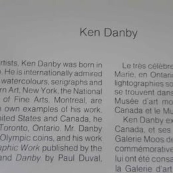 Hockey Art Work "Lacing up" By Ken Danby - Picture 3 of 4